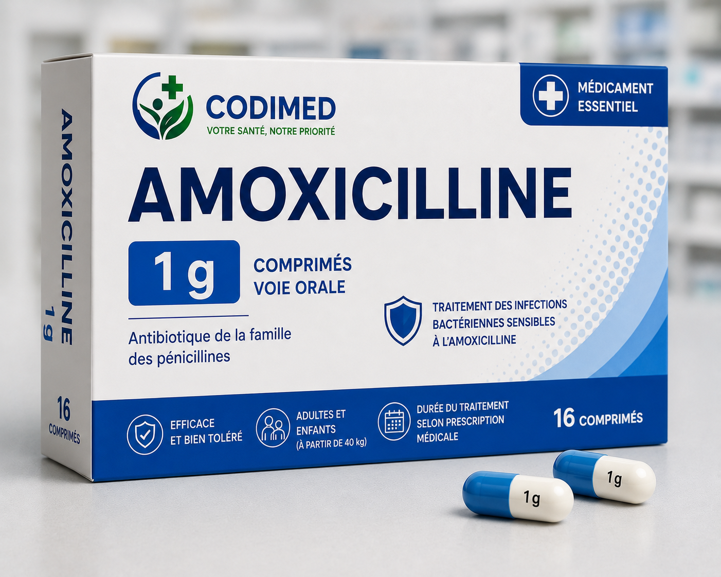 Amoxicilline 1 g